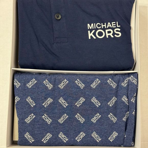 Michael Kors Other - Michael Kors NWT Sz M Navy Men's Loungewear 2 Piece Sleepwear Set In A Box